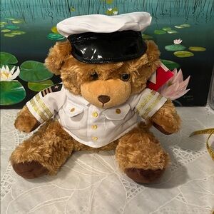 Captain Teddy Bear Plush Toy